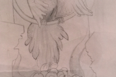 Александр Исачев. Эскизы оформления дворца молодежи в Речице (1980)