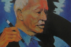 Александр Кищенко. Портрет М.А.Шолохова (1979)
