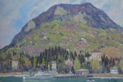 Борис Непомнящий. Причал у подножия горы Гурзуф (1977)