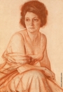 Дмитрий Стеллецкий. Женский портрет (1922)