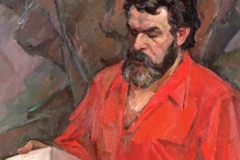 Евгений Зайцев. Портрет народного художника БССР Анатолия Аникейчика (1977)