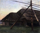 Фердинанд Рущиц. Сарай и прясло для сена (1899)