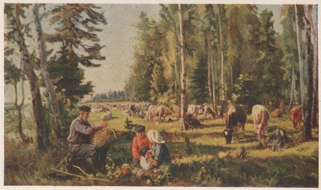 Генрих Бржозовский. Колхозное стадо (1950)
