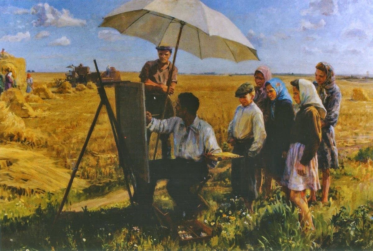 Генрих Бржозовский. На родных полях (1958)