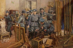 Генрих Бржозовский. Разгром художественного ателье немецкими варварами (1944)