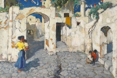 Григорий-Бобровский.-Сцена-на-итальянской-улице-1913
