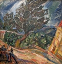 Хаим Сутин. Большое голубое дерево (1920-1921)