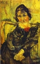 Хаим Сутин. Молодая женщина (1915)