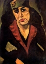 Хаим Сутин. Русская (портрет женщины) (1917)