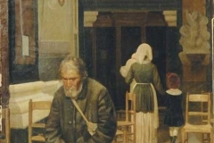 Исаак Аскназий. Нищий в церкви (1884)
