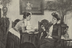 Исаак Аскназий. Утренний визит (1892)
