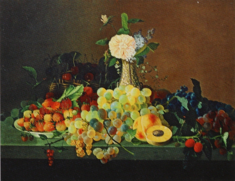 Иван Хруцкий. Фрукты и цветы (1850)