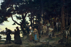 Казимир Альхимович. Похороны Гедимина (1886)