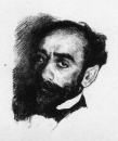 Леон Бакст. Портрет Исаака Левитана (1899)