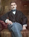 Леон Бакст. Портрет Вальтера Федоровича Нувеля (1895)