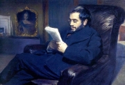 Леон Бакст. Портрет Александра Бенуа (1898)