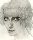 Леон Бакст. Портрет танцовщицы М.Казати (1912)