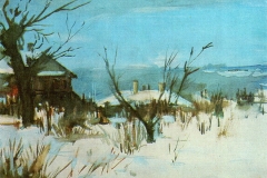Лев Лейтман. Деревня Середа (1943)
