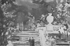 Лев Лейтман. Гроза над парком (1958)