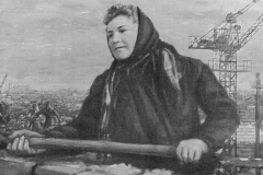 Лев Лейтман. Портрет строителя М.Кирпичковой (1951)
