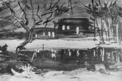 Лев Лейтман. Зимний вечер (1945)