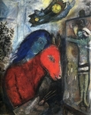 Марк Шагал. Автопортрет с часами
