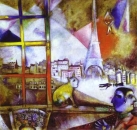 Марк Шагал. Париж из окна