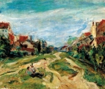 Михаил Кикоин. Пейзаж в окрестностях Анни сюр Серен (1928)