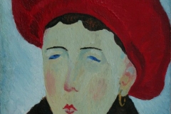 Микола Бущик. Дама в красном берете (1977)