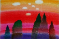 Микола Бущик. Вечерняя радуга (2008)