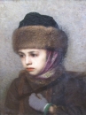 Никодим Силиванович. Портрет сына в меховой шапочке