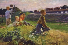 Павел Гавриленко. Эшелон идет (1957)