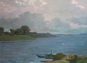 Павел Масленников. На озере (1977)
