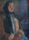 Павел Масленников. Портрет матери