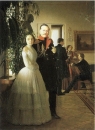 Сергей Зарянко. Портрет Якова Ростовцева с женой (1850)