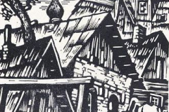 Соломон Юдовин. У черной троицы (1923)