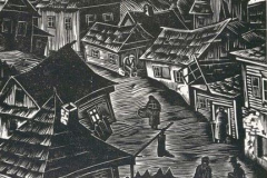Соломон Юдовин. Улица в местечке (1926)