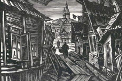 Соломон Юдовин. Улица в местечке (1926)