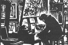 Соломон Юдовин. В мастерской художника (1944)