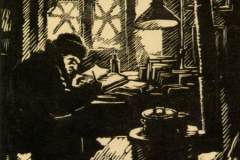 Соломон Юдовин. За работой (1945)