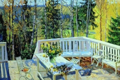 Станислав Жуковский. Брошенная терраса (1911)