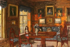 Станислав Жуковский. Былое. Комната старого дома (1912)
