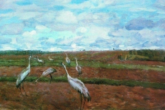 Станислав Жуковский. К отлету журавли (1902)