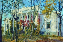 Станислав Жуковский. Княжеский дом осенью (1909)