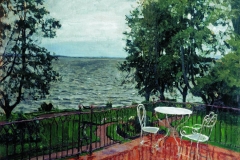 Станислав Жуковский. Ненастье (1909)