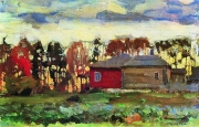Станислав Жуковский. Осенний вечер (1905)