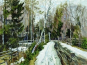 Станислав Жуковский. Ранней весной. Весна в лесу (1910)