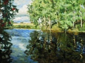 Станислав Жуковский. Река (1904)