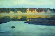 Станислав Жуковский. Река. Вечер (1897)