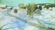 Станислав Жуковский. Синий снег. Весна (1899)